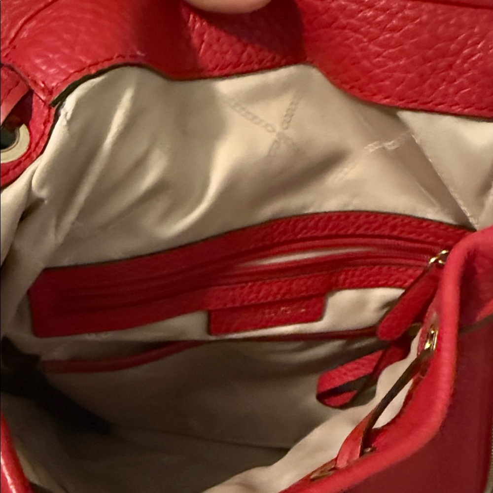 Michael Kors Cherry Red Backpack - image 4